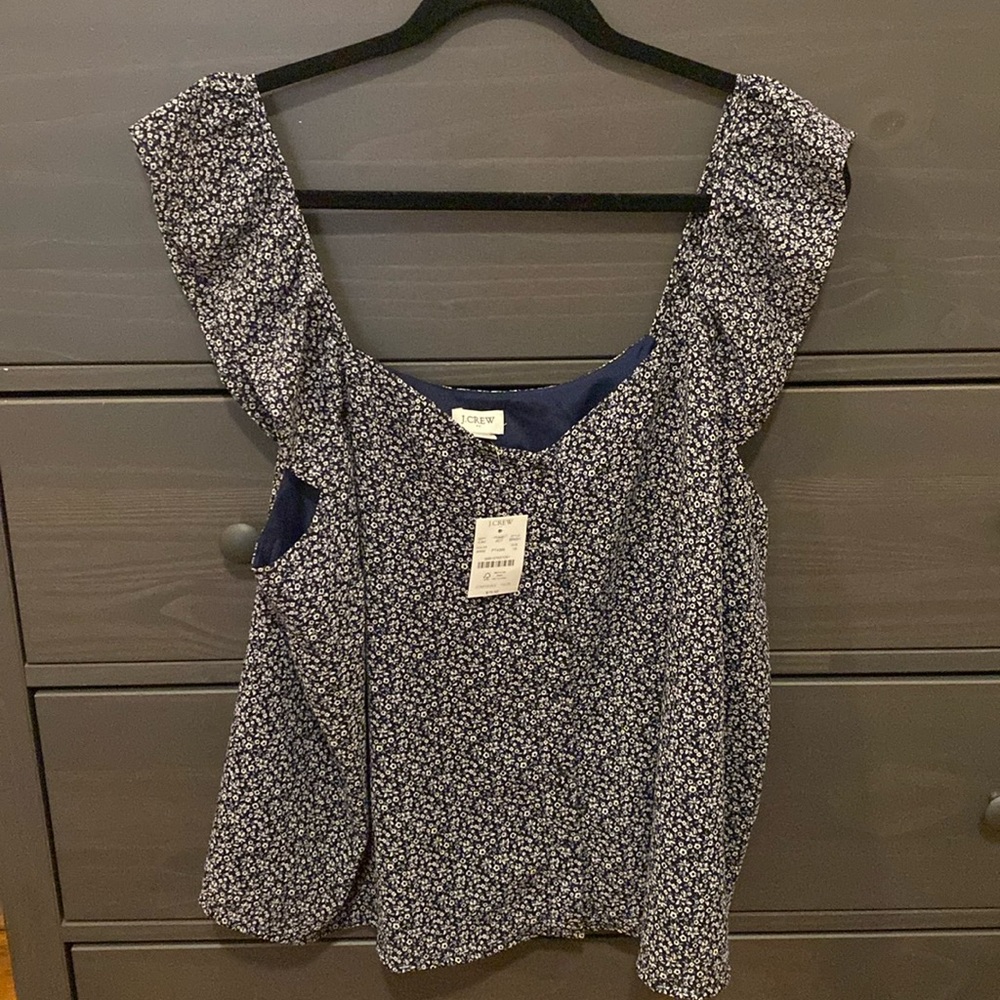 NWT J.Crew Factory Floral Blouse